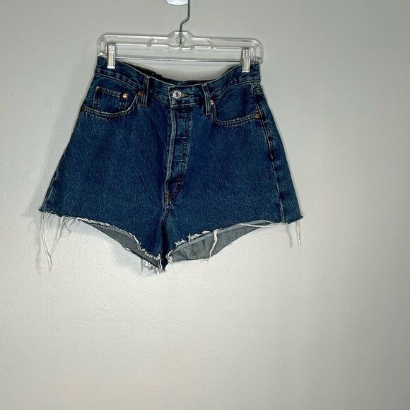 RE/DONE 90s High Waist Low Slung Cutoff Denim Shorts NWT - Picture 6 of 8